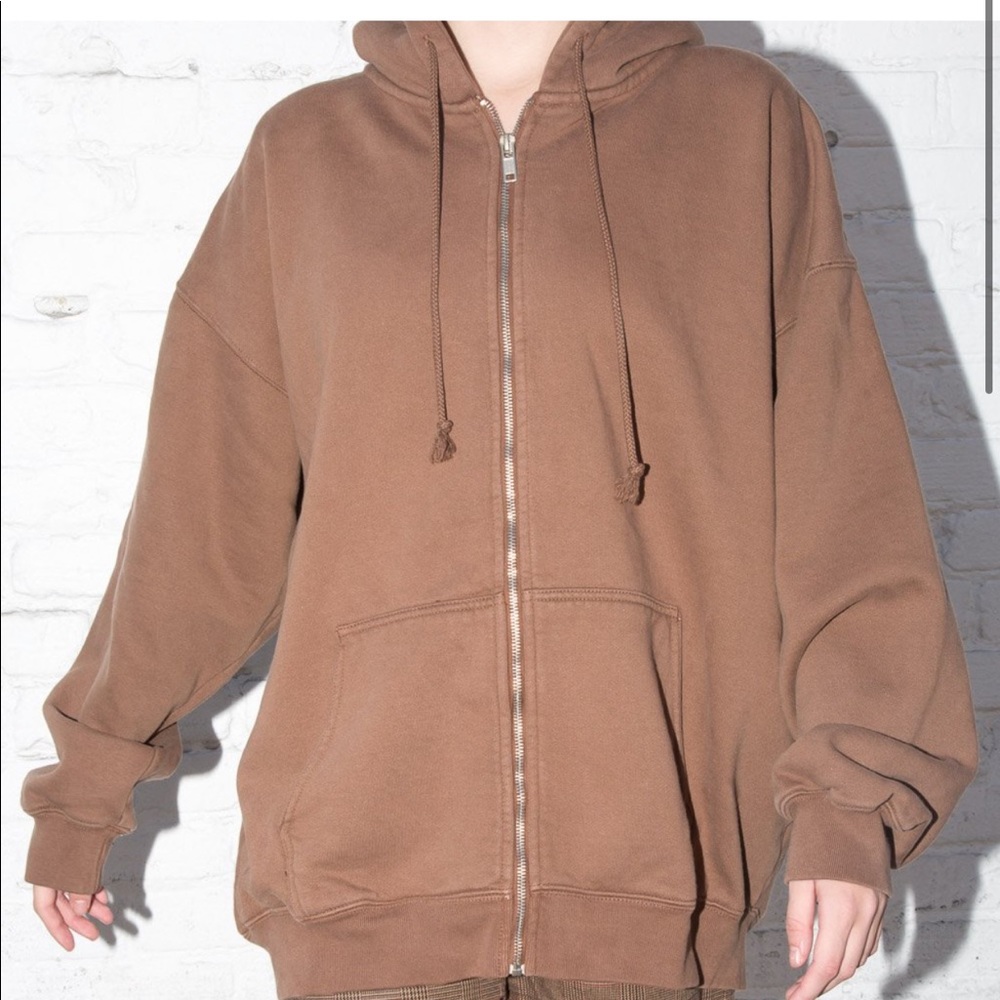 COPY - Brandy Melville brown christy hoodie brand…